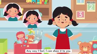 Emotions Song for Kids Rhymes for Fun Sing Along [upl. by Zenobia716]