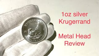 1oz Silver Krugerrand Coin  Bullion unboxing review South African Mint [upl. by Weaks]