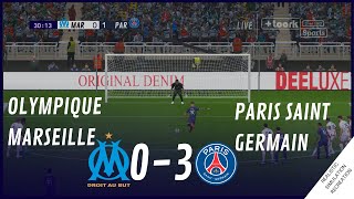 OLYMPIQUE DE MARSEILLE vs PARIS SAINTGERMAIN 03 • HIGHLIGHTS  VideoGame Simulation amp Recreation [upl. by Attecnoc43]