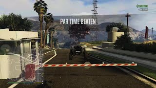 Vinewood Bowl Bandito time trial Nearly flawless Best time ever GTA V online [upl. by Adlecirg]