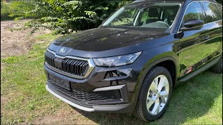 English review Skoda 2022 NEW Kodiaq Clever Business in 4K Black Magic 19 Inch Triglav inside [upl. by Shewchuk]