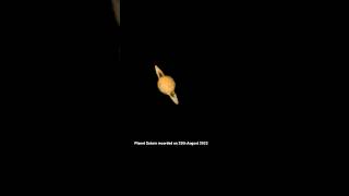 Planet Saturn and its Visible Ring  Real video of planet saturn [upl. by Canale398]