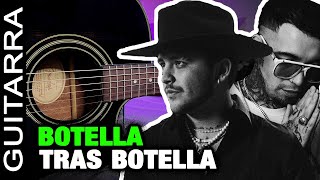 Botella Tras Botella  TUTORIAL GUITARRA  Gera MX Christian Nodal  Versión Completa  ACORDES [upl. by Ralleigh]