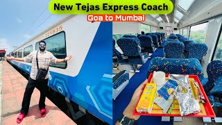 New Tejas Express VISTADOM coach Journey  paisa vasool journey Khana hi Khana  Konkan Railway [upl. by Rebekkah]