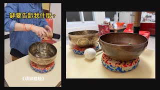 《缽要告訴我什麼》頌缽體驗頌缽音療靈氣治療淨化能量 [upl. by Tunnell]