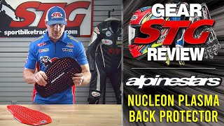 Alpinestars Nucleon Plasma Back Protector Insert Review from SportbikeTrackGearcom [upl. by Sherline739]