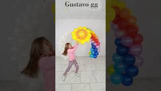 🌞 Balloon decoration ideas 🤩 birthday decoration ideas at home  baloon  cartoon  tiktok [upl. by Illib]