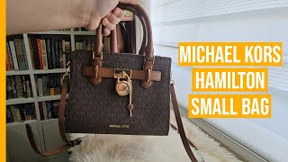 New Michael Kors Hamilton Small Bag Review amp Details [upl. by Goggin]