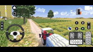 Real Tractor Trolley Farming Simulator Game  Tractor For Loading tractorvideogamingvideo [upl. by Arvy]