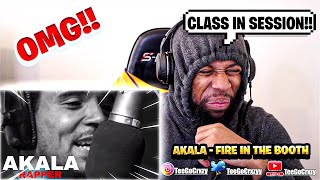 UK WHAT UP🇬🇧 FIRST TIME LISTENING TO Akala  Fire In The Booth part 1 REACTION [upl. by Ledarf]