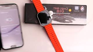 T900 Ultra 2 Smart Watch Raise to Wake Enable [upl. by Akemit]