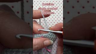 How to do an invisible single crochet decrease amigurumi [upl. by Suivatco]