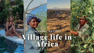 Village life in Africa  Omaruru Erongo Namibia [upl. by Ehsrop]