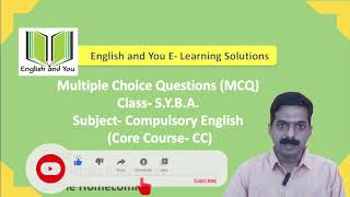 MCQ  SYBA  Compulsory English The Homecoming and A Simple Philosophy EnglishandYou1 [upl. by Oiratno653]