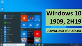 Como baixar ISO do Windows 10 versão 1909 November 2019 Update Oficial [upl. by Aicila936]