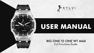 SYLVI RIG ONE O ONE WT Max User Manual ⌚ How To Use RIG ONE O ONE WT Max Watch Guide✔️ UserGuide [upl. by Joelynn520]