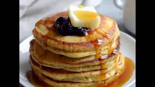 Whole Wheat Cornmeal Pancakes [upl. by Leafar]