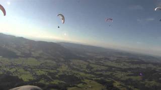 Paragliding Niedere  Gleitschirmfliegen in Andelsbuch mit Toplanden [upl. by Marissa]