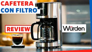 Review Cafetera con filtrado programado Wurden [upl. by Retsevlis]