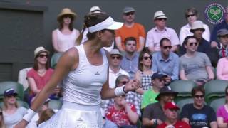 2016 Day 1 Highlights Garbiñe Muguruza vs Camila Giorgi [upl. by Tica50]