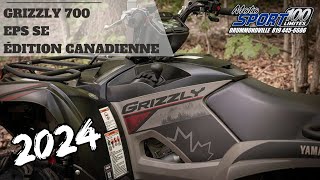 Walkaround  Yamaha Grizzly 700 EPS SE Canadian Edition 2024 [upl. by Helbona260]