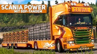 ETS 2 SCANIA Lupal mit Anhänger  MEGA SOUND und viel Power  EURO TRUCK SIMULATOR 2 Promods [upl. by Critta]