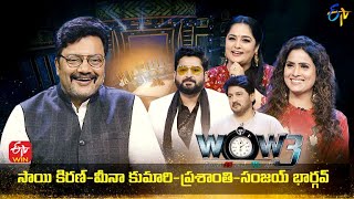 Wow 3  Sai Kiran Meena Kumari Sanjay Bhargav Prashanthi  21st June 2022  Full Episode  ETV [upl. by Erdne]