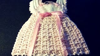 Vestidito quotNubequot ganchillo  crochet  Parte 2 [upl. by Heinrick]