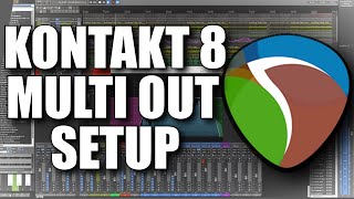 Kontakt 8 Multi Out in Reaper [upl. by Huan]