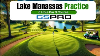 I play the 6 Hole Lake Manassas Practice Course by Tekbud [upl. by Deering]