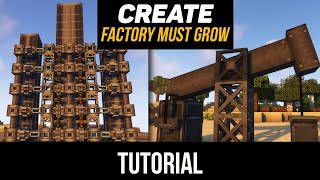 Create The Factory Must Grow Tutorial  guide 1182  1192 Oil and engines Minecraft java [upl. by Ainivad833]