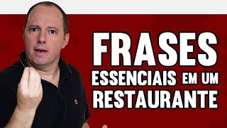 FRASES ESSENCIAIS para se comunicar em um restaurante  Aula de Italiano [upl. by Iek]