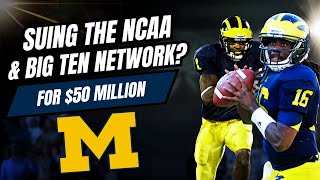 ExMichigan Stars Braylon Edwards And Denard Robinson Suing NCAA And Big Ten Network For 50 Mil [upl. by Ardehs]