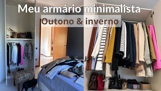 Montei o meu armário minimalista para outono amp inverno🍂🥶 [upl. by Meyers]