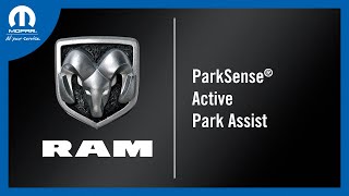 ParkSense® Active Park Assist  How To  2023 Ram ProMaster [upl. by Lleroj]