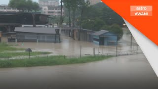 Banjir Johor  Perkembangan banjir di Johor [upl. by Irb]