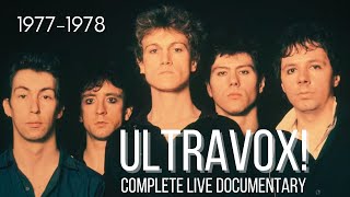 ULTRAVOX with John Foxx  Complete live documentary 19771978 [upl. by Chuipek]