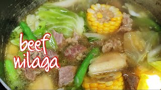 BEEF NILAGA  NILAGANG BAKA RECIPE  PANLASANG PINOY  LUTONG PINOY [upl. by Viehmann]