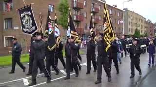 Cloughfern Young Conquerors FB Finish Their Own Annual Memorial Parade 2014 [upl. by Juna99]