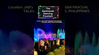 The Sarimanok Dancing Fountain at Jab’s Café in the town of Talavera Nueva Ecija Philippines [upl. by Storm]