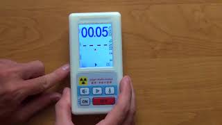 Dosimeter Radiometer BR6 Aliexpress Geiger Counter [upl. by Rollecnahc]