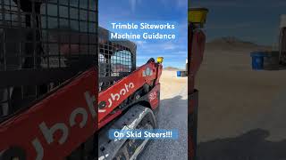 Trimble Siteworks Machine Guidance is now out for ALL skid steer set ups [upl. by Dorahs]