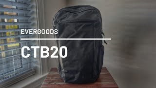 Evergoods CTB20 Review  New BEST Everyday Carry Backpack [upl. by Hiram777]