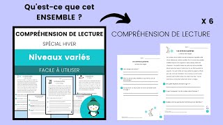 Ensemble Compréhensions de Lecture Textes Hiver [upl. by Nevsa]