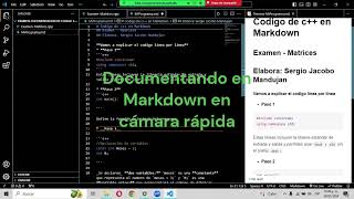 CÓMO Documentar con Markdown USANDO VSCode  Windows 10 [upl. by Nesahc]