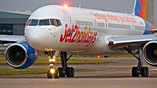 INSANE Jet2 Boeing 757 ROCKET TAKE OFF  Manchester Airport [upl. by Weldon897]