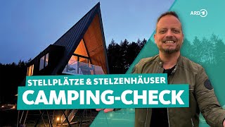 Der CampingCheck Stelzenhäuser und Stellplätze für Wohnmobil und Wohnwagen  ARD Reisen [upl. by Kriste]