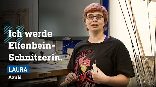 Einzige Schule in Europa die das Schnitzen von MammutElfenbein lehrt  hessenschau [upl. by Lowis]