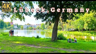 Lübeck Germany 🇩🇪  A Beautiful Sunny ☀️ City Walking Tour 😍  4K Ultra HD 60FPS  LoisvonBerge [upl. by Arnst529]