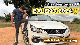 Disadvantages of Baleno 2024  Major issues with Baleno 2024 watch before buying [upl. by Ahsirtal104]